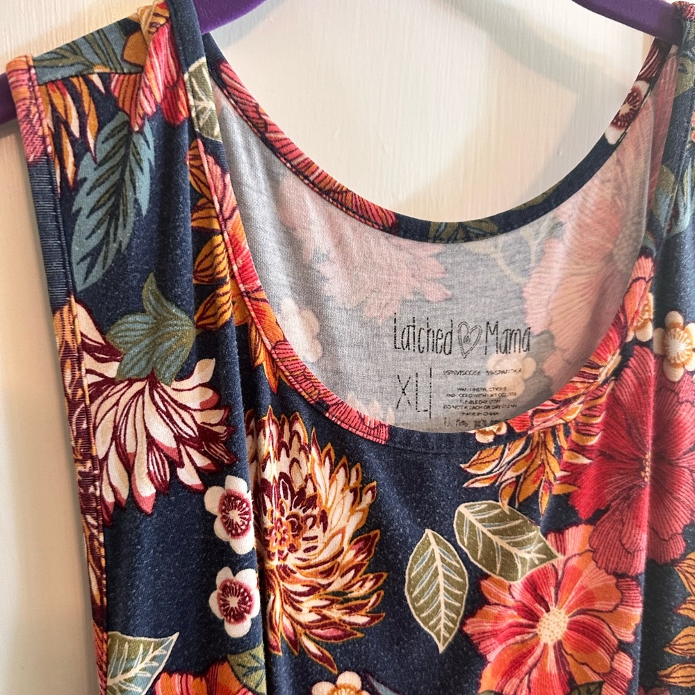 Latched Mama Floral Dress - Multicolor